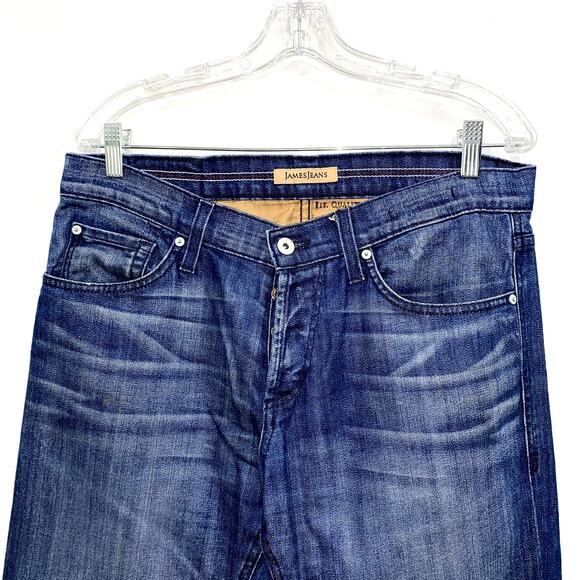 James Jeans The Straight Men's Denim Jeans Medium Blue Wash - Picture 5 of 8